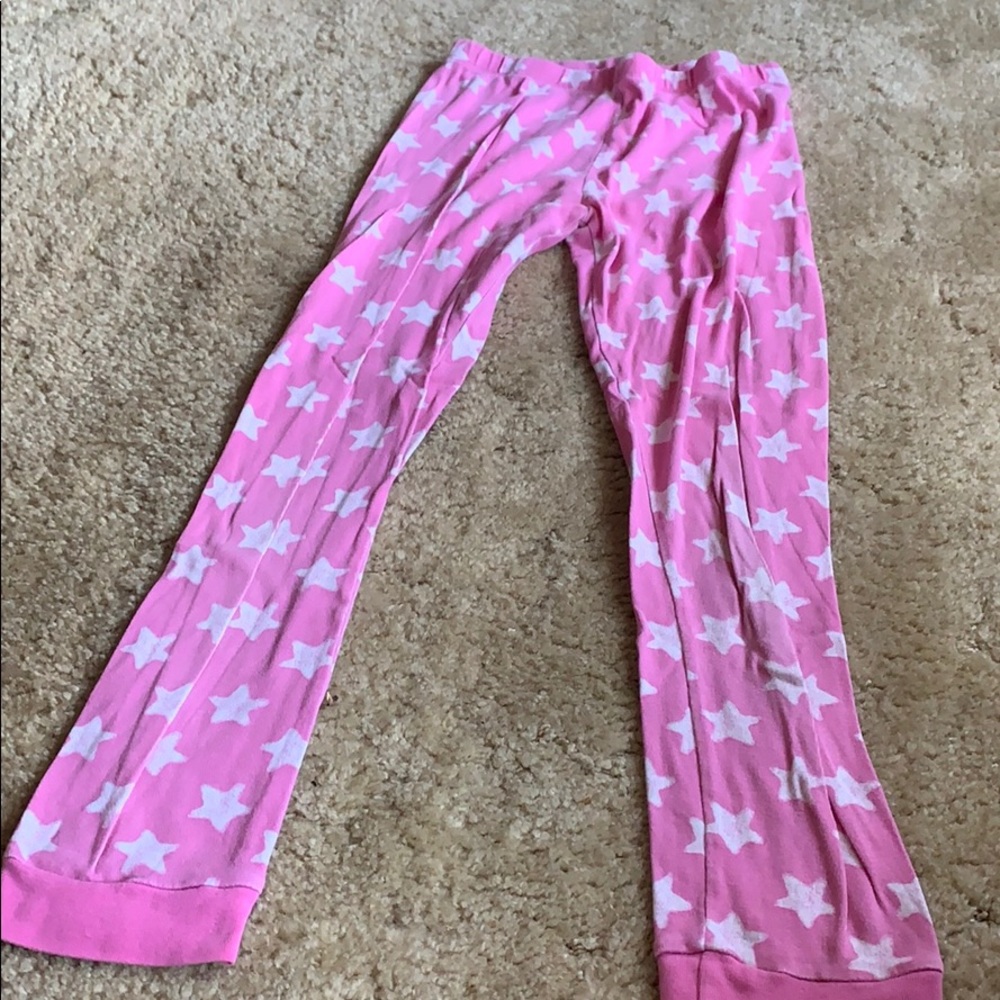 Pink star leggings